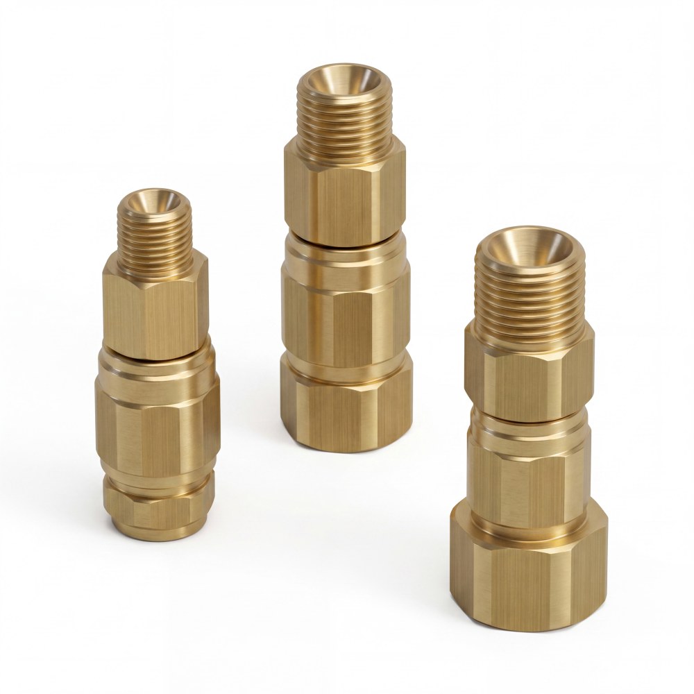 PA MR-O brass swivel coupling